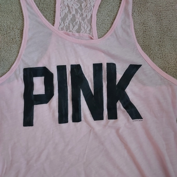 Victoria's Secret Pink Lace Tank - Picture 3 of 4